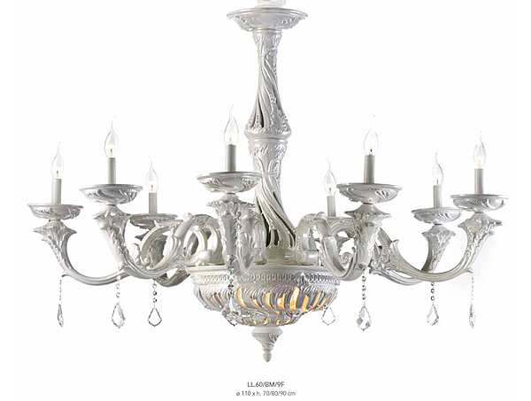 Chandelier LORENZON (F.LLI LORENZON) LL.60/BM/9F factory LORENZON (F.LLI LORENZON) from Italy. Foto №1