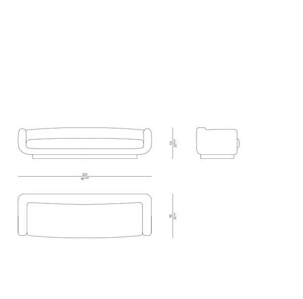 Couch ROSSATO D - 01_ 03 factory ROSSATO from Italy. Foto №9