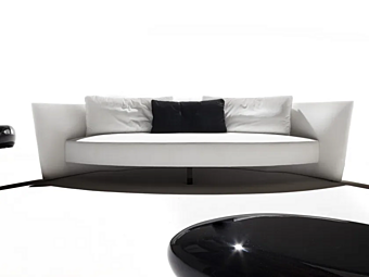 Sectional fabric sofa with soft back ERBA ITALIA Ibiza