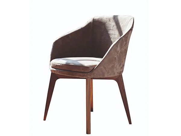 Armchair with Armrests in Fabric or Leather VIBIEFFE 430 Opera factory VIBIEFFE from Italy. Foto №2