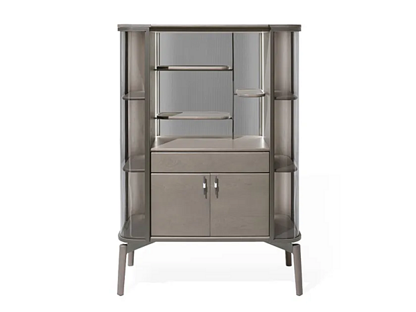 Wood and glass display cabinet GIORGETTI Shibusa 86100, 86105, 86110, 86115 factory GIORGETTI from Italy. Foto №1