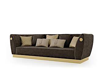 3-seater fabric sofa Symphony Bizzotto Italia