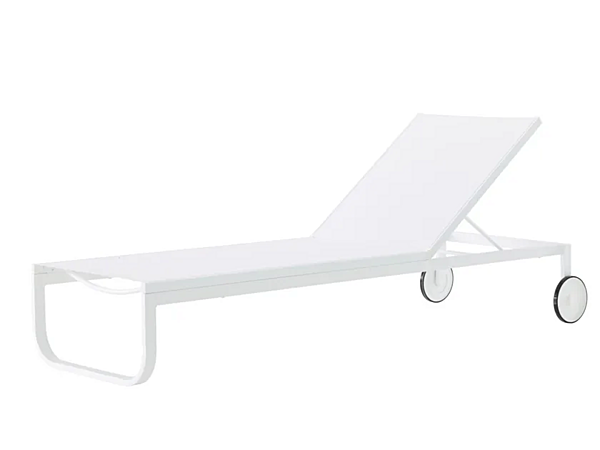 Stackable Canvas Sun Lounger with Castors LIGNE ROSET Lettino 10266018-10266019 factory LIGNE ROSET from Italy. Foto №1