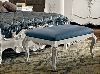 Upholstered Fabric Bench Modenese Luxury Interiors 11523 Upholstered Fabric Bench Modenese Luxury Interiors 11523 factory MODENESE GASTONE from Italy
