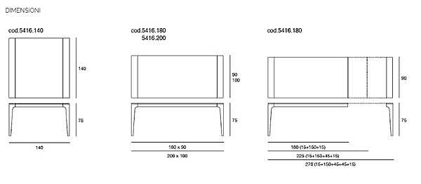 Table PACINI & CAPPELLINI 5416.180 factory PACINI & CAPPELLINI from Italy. Foto №10