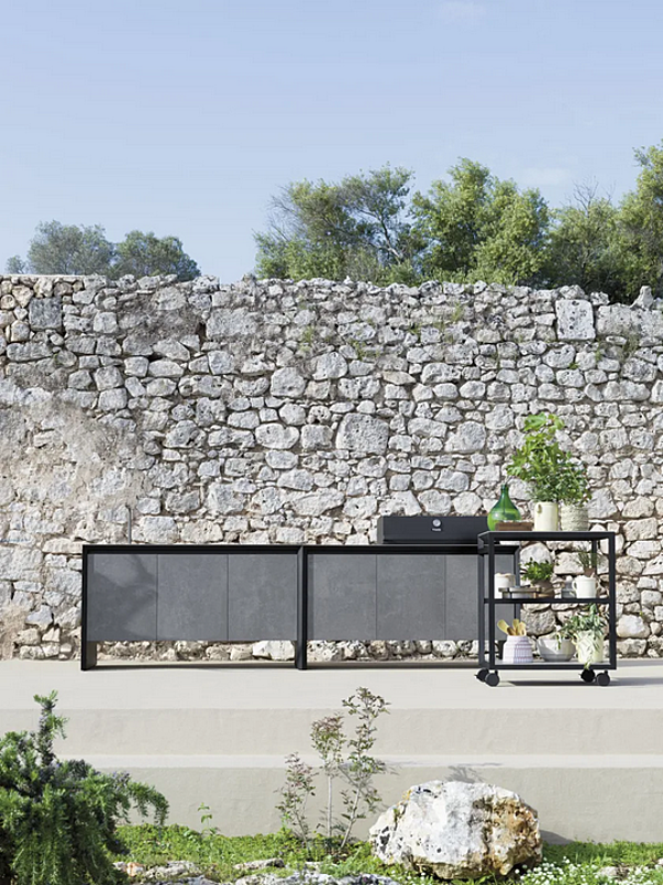 Aluminium sideboard with doors VARASCHIN Outdoor Cooking factory VARASCHIN from Italy. Foto №5