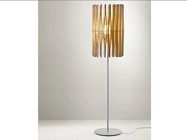 Wooden floor lamp Fabbian Stick Collection factory Fabbian from Italy. Foto №3