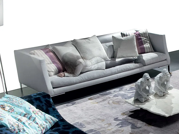 Sofa with upholstered back ERBA ITALIA Altoborgo factory ERBA ITALIA from Italy. Foto №8