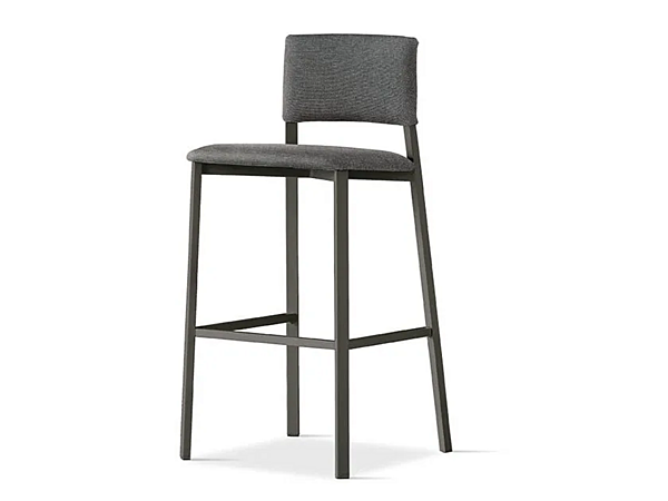 High Fabric Stool with Back SEDIT Sara Collection factory SEDIT from Italy. Foto №1