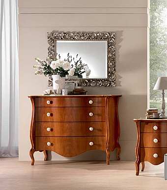 Chest of drawers EURO DESIGN Leopardi - noce