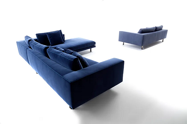 3-seater leather sofa ERBA ITALIA INNO factory ERBA ITALIA from Italy. Foto №5