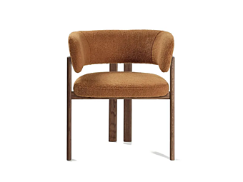 Upholstered chair with armrests bay wood Nature Design FRANCO MARIO factory NATURE DESIGN  (FRANCO MARIO) from Italy