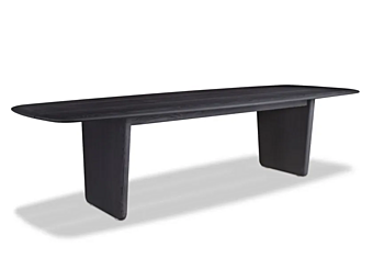 Rectangular table made of wood BAXTER Nairobi factory BAXTER from Italy