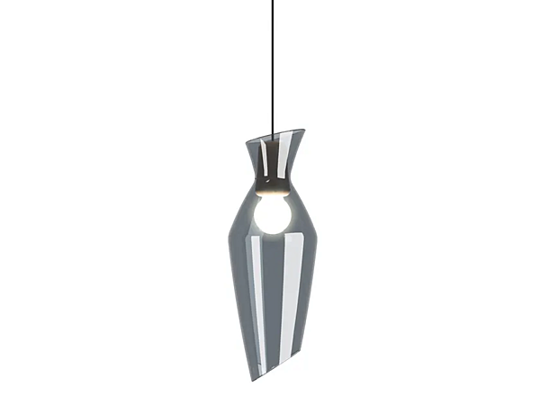 LED glass pendant lamp Fabbian Malvasia factory Fabbian from Italy. Foto №3