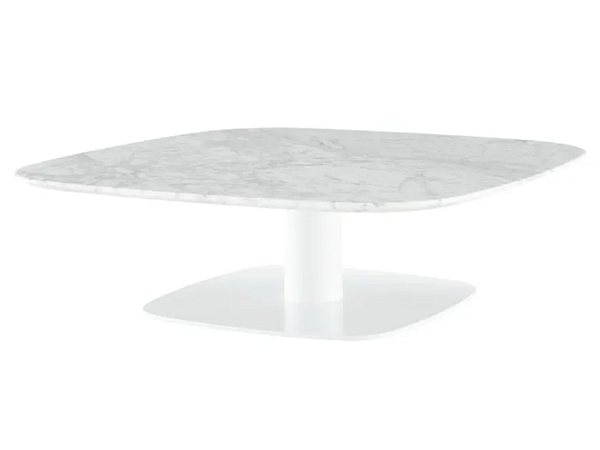 Low Square Coffee Table Carrara Marble LIGNE ROSET Alster 0050DN2L factory LIGNE ROSET from Italy. Foto №2