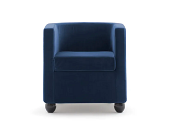 Fabric easy chair with armrests removable cover FRAUFLEX LULU Fabric easy chair with armrests removable cover FRAUFLEX LULU factory FRAUFLEX (LOLLO DUE) from Italy