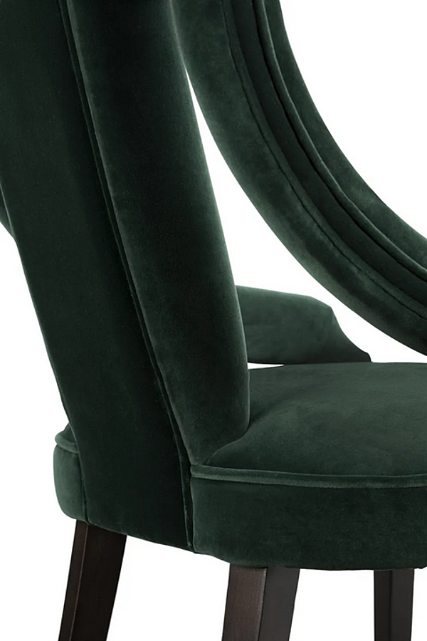 Upholstered Velvet Armchair Cayo BRABBU factory BRABBU from Italy. Foto №6