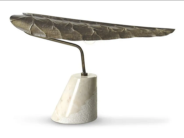 Brass table lamp Calla BRABBU factory BRABBU from Italy. Foto №1