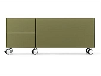 Office drawer unit on castors Gallotti&Radice AIR WHEEL factory Gallotti & Radice from Italy