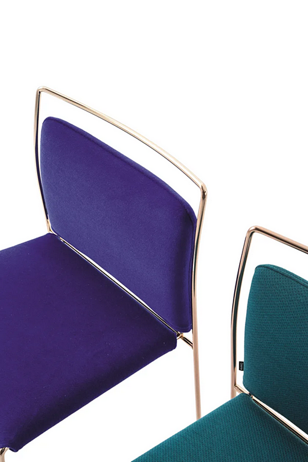 Stackable Metal Chair Tulu CASSINA factory CASSINA from Italy. Foto №6