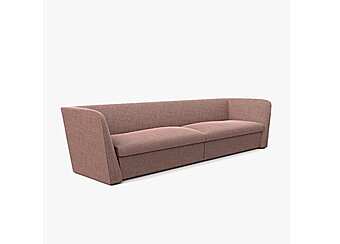 Sectional sofa with upholstered back ERBA ITALIA Atollo