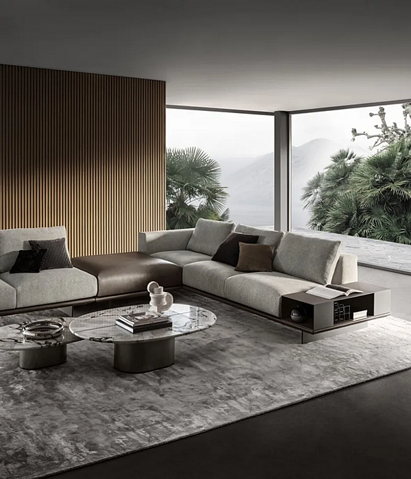 Oval marble coffee table for living room i 4 Mariani Giotto factory i 4 Mariani from Italy. Foto №7