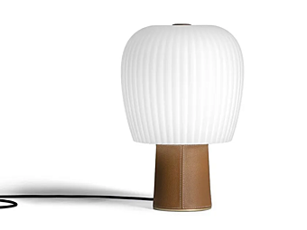 LED Table Lamp in Blown Glass Nymph by POLTRONA FRAU factory POLTRONA FRAU from Italy