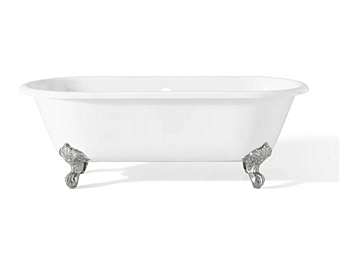 Oval Cast Iron Bathtub on Legs Dual Gaia Mobili factory GAIA from Italy
