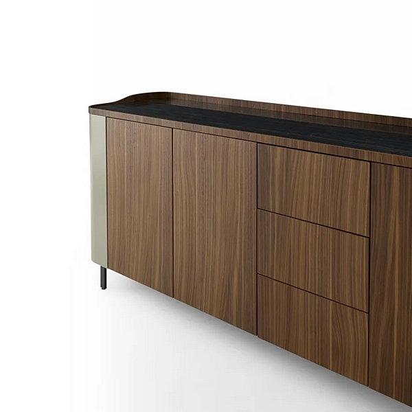 Multi-layer wood sideboard with doors and drawers LIGNE ROSET Postmoderne 00VHAB1N factory LIGNE ROSET from Italy. Foto №3