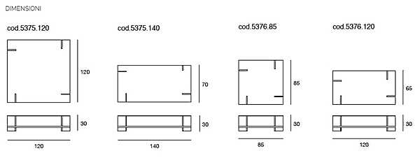 Coffee table PACINI & CAPPELLINI 5376.120 factory PACINI & CAPPELLINI from Italy. Foto №7