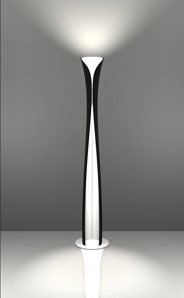 LED floor lamp in steel Cadmo Artemide factory Artemide from Italy. Foto №3