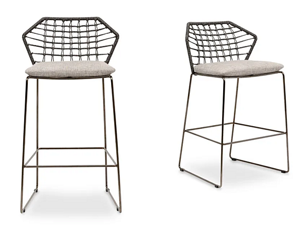 Garden Stool High Fabric Saba New York Soleil factory SABA from Italy. Foto №1