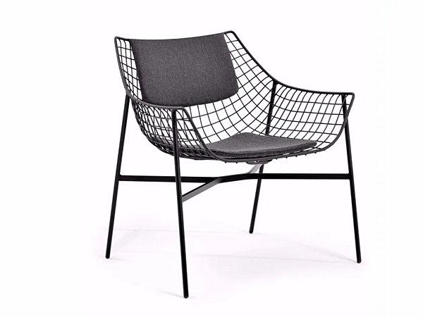 Garden Steel Easy Chair Set VARASCHIN Summer Collection 2424 factory VARASCHIN from Italy. Foto №1