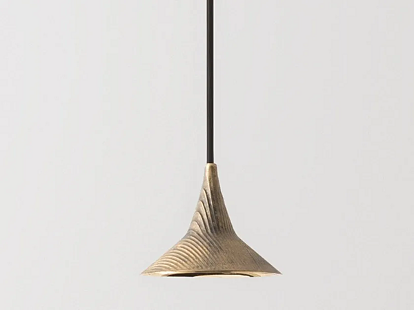 LED pendant lamp in brass Artemide Unterlinden 1936W10A, 1936010A factory Artemide from Italy. Foto №1