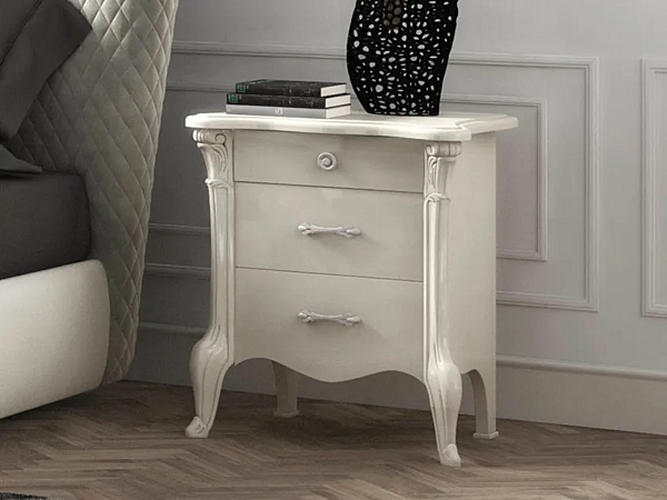 Bedside table with drawers CASA +39 CITY L248 C22104 factory CASA +39 from Italy. Foto №1