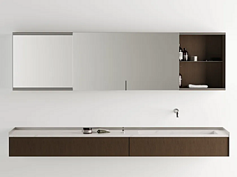 Wall Mounted Bathroom Mirror Cabinet AGAPE 028 Wall Mounted Bathroom Mirror Cabinet AGAPE 028 factory Agape from Italy