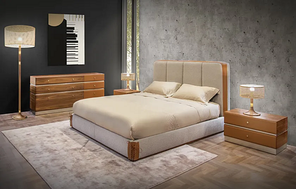 Wooden bedside table Clarissa Formitalia factory FORMITALIA from Italy. Foto №7