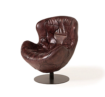Armchair MANTELLASSI "TRIBECA" Pele factory MANTELLASSI from Italy
