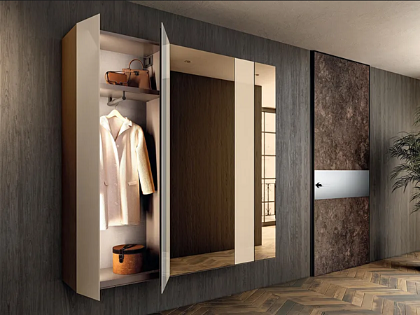 Wall Mounted Glass Wardrobe LAGO N O W 2742 2742 factory LAGO from Italy. Foto №1