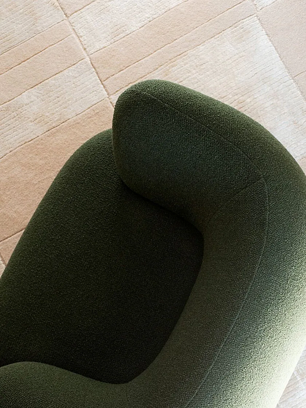 Fabric armchair with armrests Potocco Jade 953 PL 953/PL factory POTOCCO from Italy. Foto №5