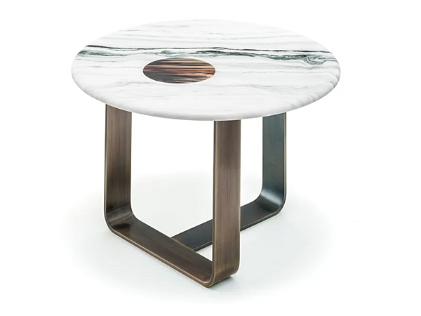 Round marble high side table ARCAHORN Apollo 7010B factory ARCAHORN from Italy. Foto №3