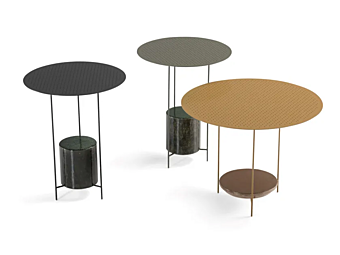 Round outdoor side table Panna Cotta Molteni & C Round outdoor side table Panna Cotta Molteni & C factory Molteni & C.(+VITRA) from Italy