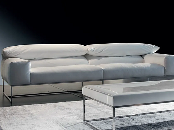 Recliner Sectional Sofa in Fabric ERBA ITALIA Forever Young Collection factory ERBA ITALIA from Italy. Foto №7