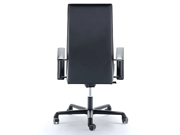 Height Adjustable Executive Chair in Tanned Leather FASEM Tresor TRESOR ABW factory FASEM from Italy. Foto №7