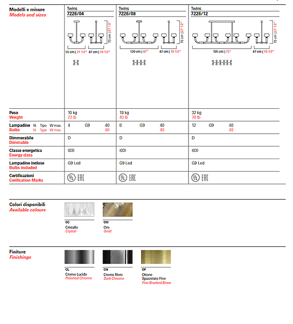 Chandelier Barovier&Toso Twins 7226/12 factory Barovier&Toso from Italy. Foto №8