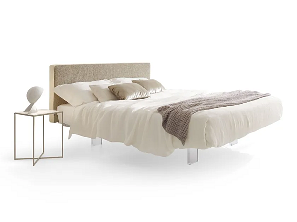 Fabric double bed with upholstered back panel Duomo Design Plane factory Duomo Design from Italy. Foto №3