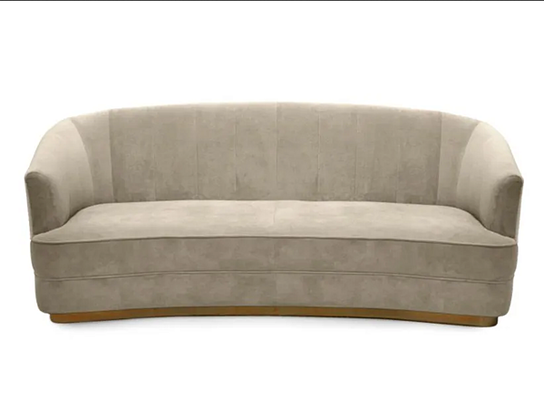 3-seater velvet sofa Saari BRABBU factory BRABBU from Italy. Foto №8
