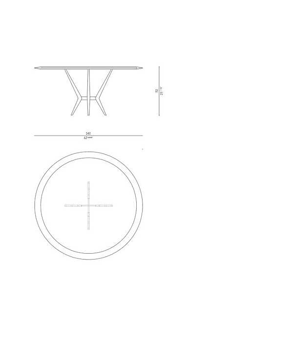 Table ROSSATO TD - 01 factory ROSSATO from Italy. Foto №6