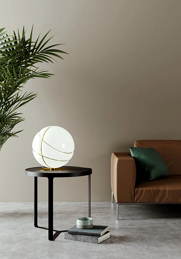 Blown Glass Table Lamp Armilla Fabbian factory Fabbian from Italy. Foto №4