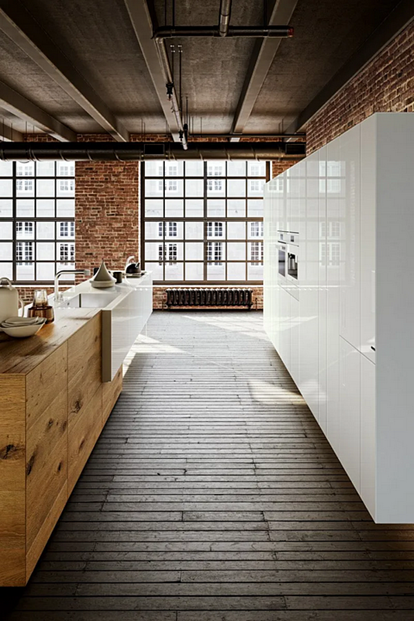 Kitchen with island Wildwood 1088 LAGO 36E8 factory LAGO from Italy. Foto №2